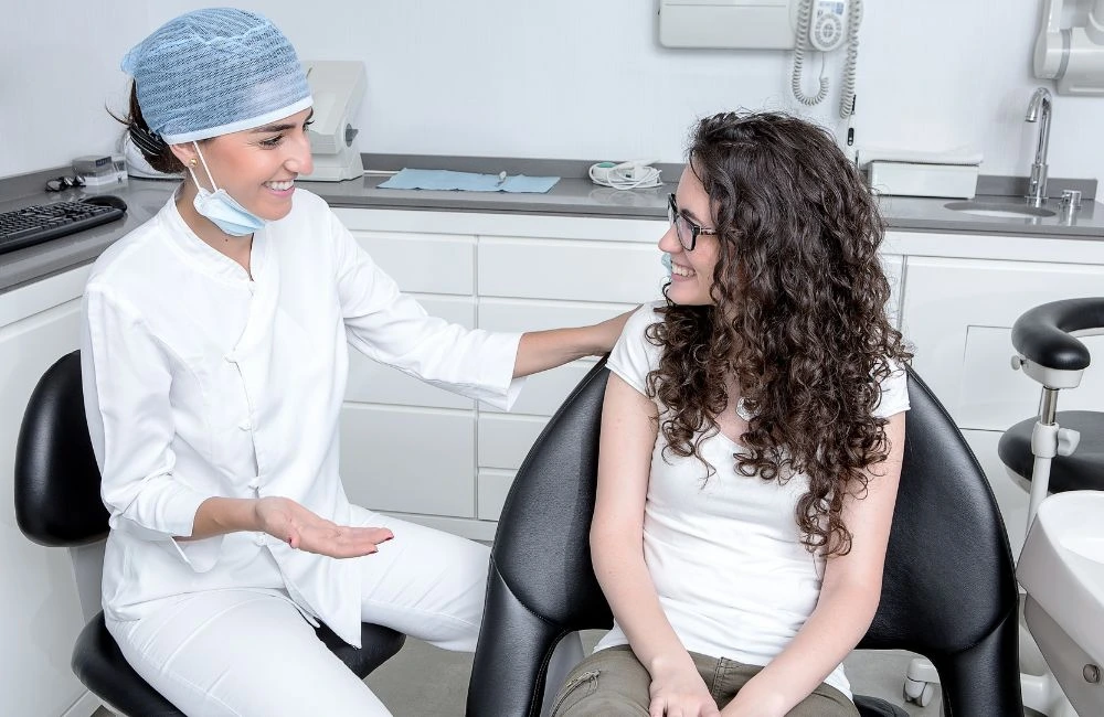 Illustrative dental check-up