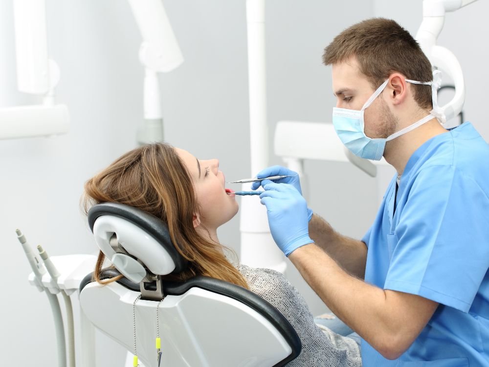 Dental chair and equipment inside Relief Medical Center